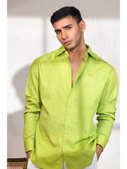 Eleven Brothers - Wasabi Linen Shirt