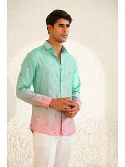 Eleven Brothers - Rain Check Embroidery Linen Shirt