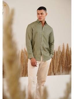 Eleven Brothers - Toned Terrain Linen Shirt