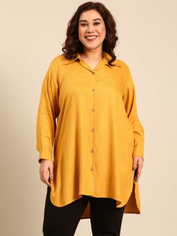 THE PINK MOON - Mustard Twill Shirt