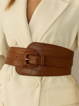 SSN BELTS - Women Cambridge Cross Tan Belt