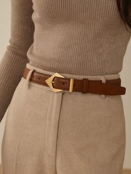 SSN BELTS - Women Triance Brown Belt