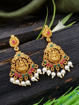 GRIIHAM - Multicoloured Traditional Drop Earrings