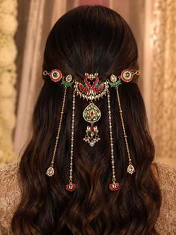 Viana Jewels - Saundarya Kesh Zoya Kundan Hair Chain