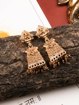 STILEADDA - Traditional Gold Plated Jhumka