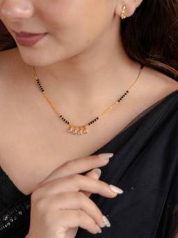 Zeraki Jewels - Meher Mangalsutra With Earrings