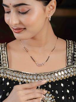 Zeraki Jewels - Ritvi Mangalsutra With Earrings