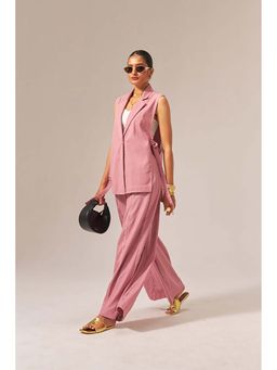 SPACE - Phool Cotton Pink Denim Co-Ord Set