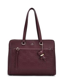Akiki London - Ruskin Laptop Wine Handbag (L)