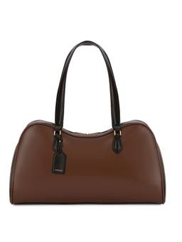 MIRAGGIO - Weekend Brown Shoulder Bag (L)