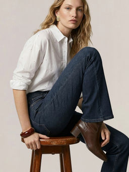 VERO MODA - Dark Blue Denim Jeans