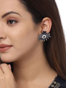 VIRAASI - Evil Eye Enamelled Earrings