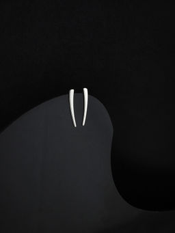 Carlton London - 925 Sterling Silver Rhodium Plated Studs