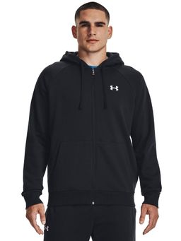 Under Armour - Mens Rival Fleece Full-Zip Black Jacket