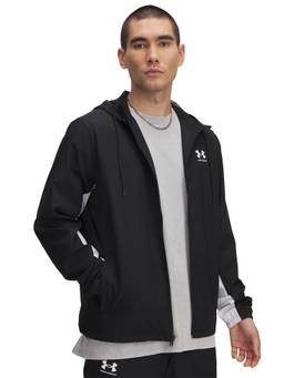 Under Armour - Mens Rival Windbreaker Black Jacket
