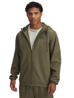 Under Armour - Mens Rival Windbreaker Olive Jacket