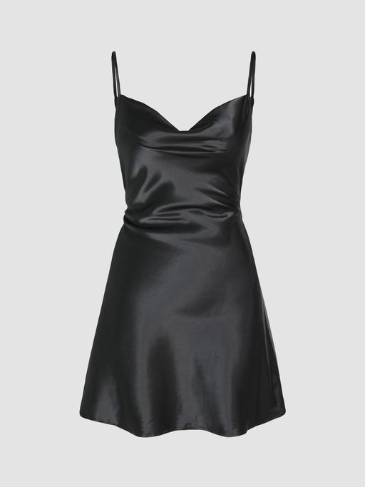 cider solid cowl neck mini dress Amazon.com: CIDER Women Summer 2025 Wedding Guest Cocktail Dresses Solid Satin Cowl Neck Cami Mini Dress Emerald Green : Clothing, Shoes & Jewelry