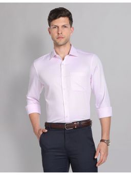 AD By Arvind - Solid Dobby Everlast Press Formal Shirt