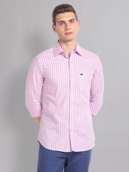 AD By Arvind - Vertical Stripe Cotton Summer Shirt