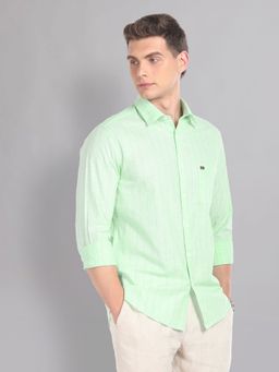 AD By Arvind - Vertical Stripe Pure Cotton Summer Shirt
