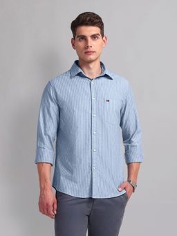 AD By Arvind - Vertical Stripe Cotton Shirt
