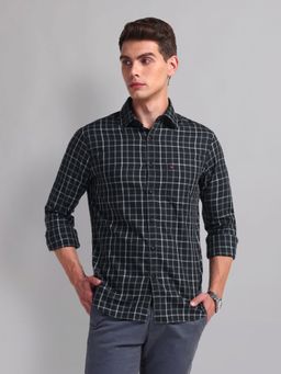 AD By Arvind - Graph Check Cotton Shirt
