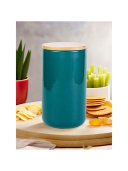 The Better Home - Ceramic Jar 1000ml Green YX07-L-GN