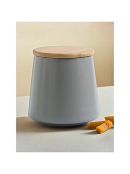 The Better Home - Ceramic Jar 500ml Grey YX01-S-GY