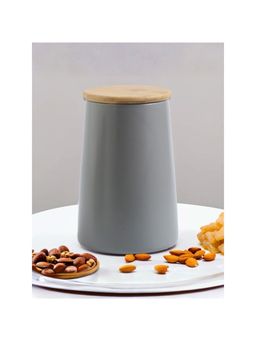 The Better Home - Ceramic Jar 850ml Grey YX03-L-GY
