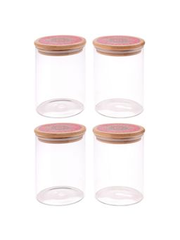 The Better Home - Borosilicate Jar Set (Pack of 4) LP077-D