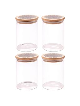 The Better Home - Borosilicate Jar Set (Pack of 4) LP077-C