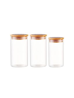 The Better Home - Borosilicate Jar Set (Pack of 3) LP081-B