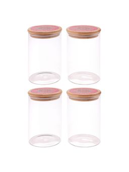 The Better Home - Borosilicate Jar Set (Pack of 4) LP079-D