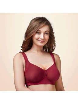 Trylo - Lush Woman Non Padded Full Cup Bra - Red