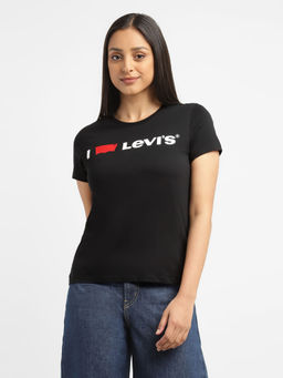 Levi's - Women Black Logo T-shirt