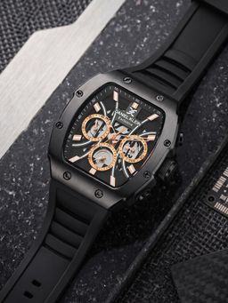 Daniel Klein - Men Multifunction Analog Black Watch (DK.1.13638-7) (M)