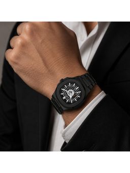 Daniel Klein - Men Black Skeleton Style Dial Analog Watch (DK.20.10014-3) (M)