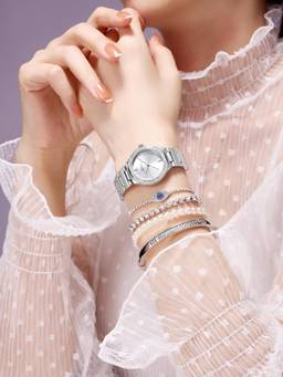 French Connection - Sunray Silver With Silver Watch With Bracelet (FCB37SM) (M)