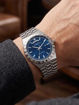 French Connection - Courant Classique Quartz Blue Dial Two-Tone Watch (FCN0211USM) (M)
