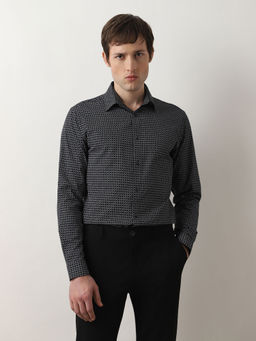 Selected - Black Dot Print Full Sleeves Shirt