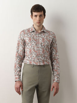 Selected - Multicolor Floral Print Full Sleeves Shirt