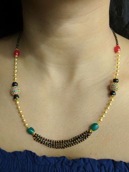Digital Dress Room - Gold Plated Multilayer Mangalsutra