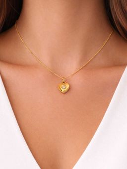 ZAISHA - Starlit Heart 18K Gold Plated Necklace