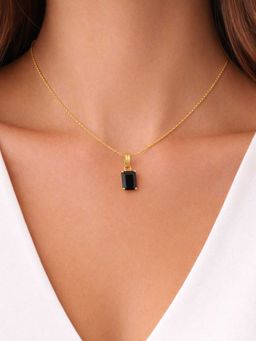 ZAISHA - Midnight Onyx 18K Gold Plated Necklace