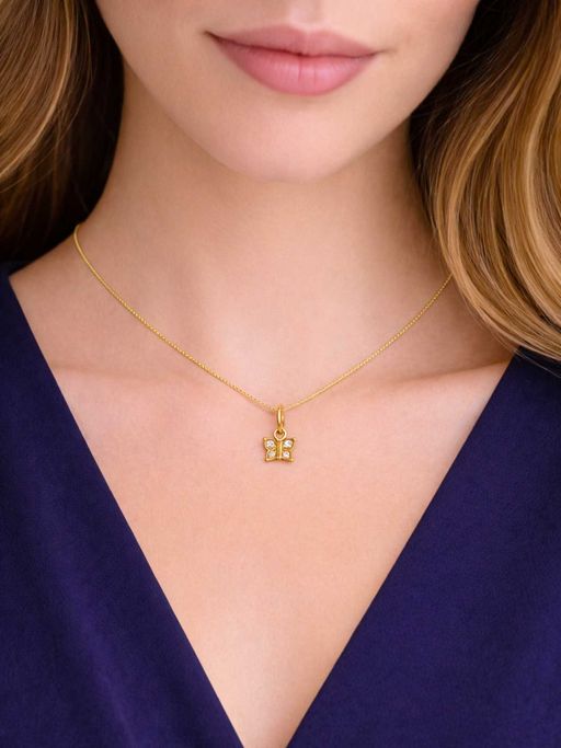 ZAISHA Little Flutter 18K Gold Plated Necklace