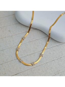 TAAHIRA JEWELLERY - Stylish Gold Plated Designer Necklace