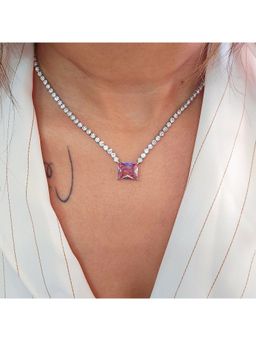 TAAHIRA JEWELLERY - Modern Gold Plated Heart Charm Necklace