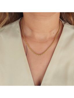 TAAHIRA JEWELLERY - Gold Plated Chain Necklace
