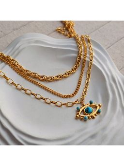 TAAHIRA JEWELLERY - Lightweight Golden Necklace
