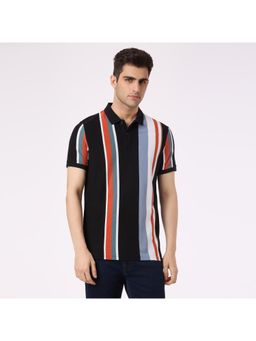 Pepe Jeans - Men Multi-Color Vertical Stripe Polo T-Shirt